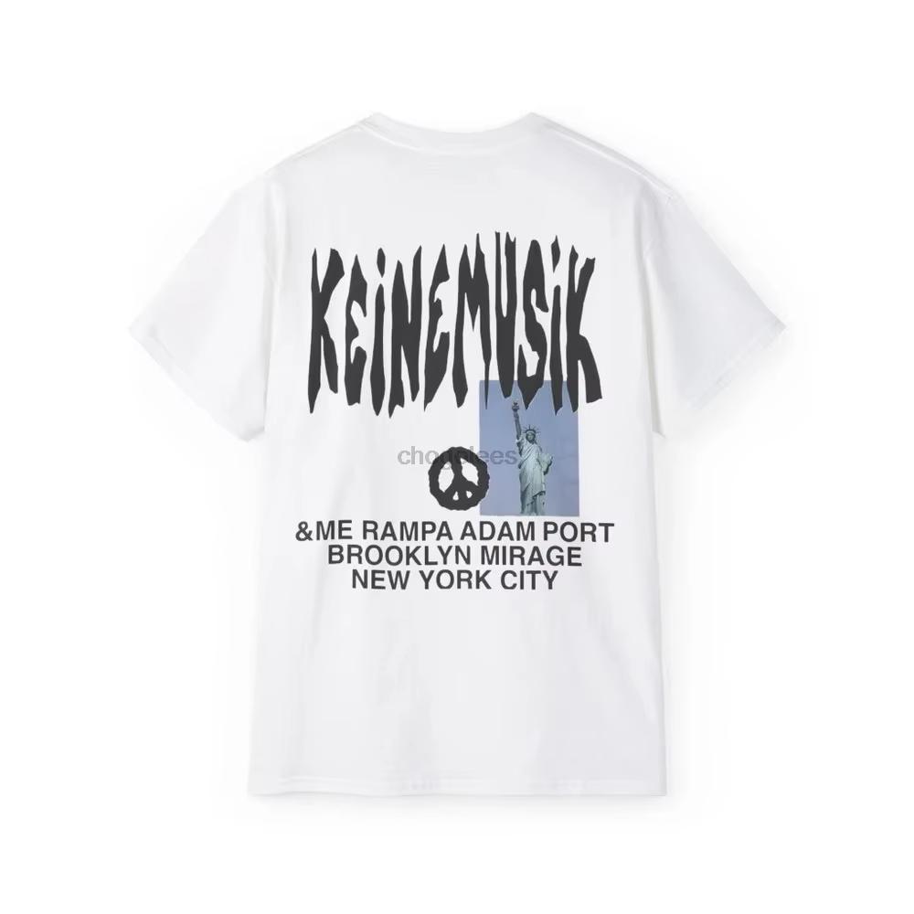 

Keinemusik Запись Лейбл Хлопковая футболка Унисекс Мужская Женская Летняя с коротким рукавом Модный топ Повседневная Винтажная Роскошный бренд Ретро футболка XL