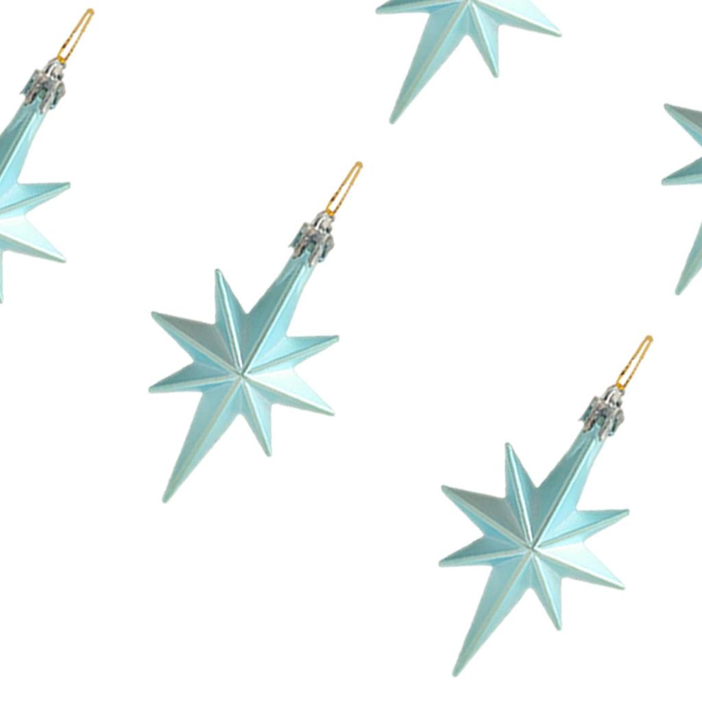 12Pcs Christmas Star Ornaments Nordic for Window Walls Christmas Stockings