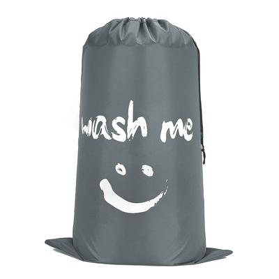 XL Travel Laundry Bag Wash Me Dirty Clothes Organizer Large Enough To Hold 4 Loads of Laundry Wash Drawstring Bag