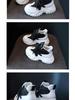 Women's Thick-Soled High-Top Dad Shoes: New 2022 Autumn/Winter White Platform Cowhide Korean-Style Casual Sneakers