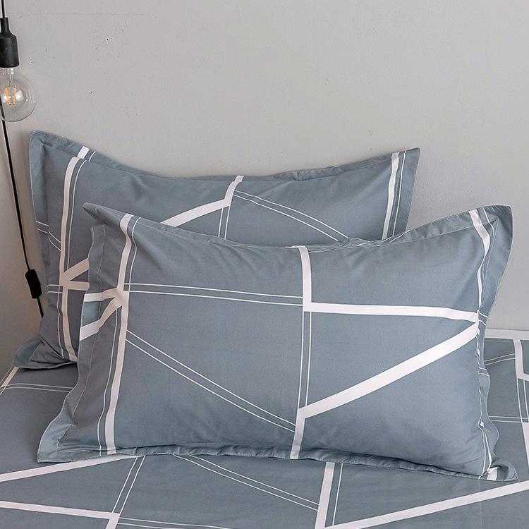 2025 Influencer Pillowcase Set - Pure Washed Cotton, Single 48×74cm, Ideal for Student Dorms, Set of Two