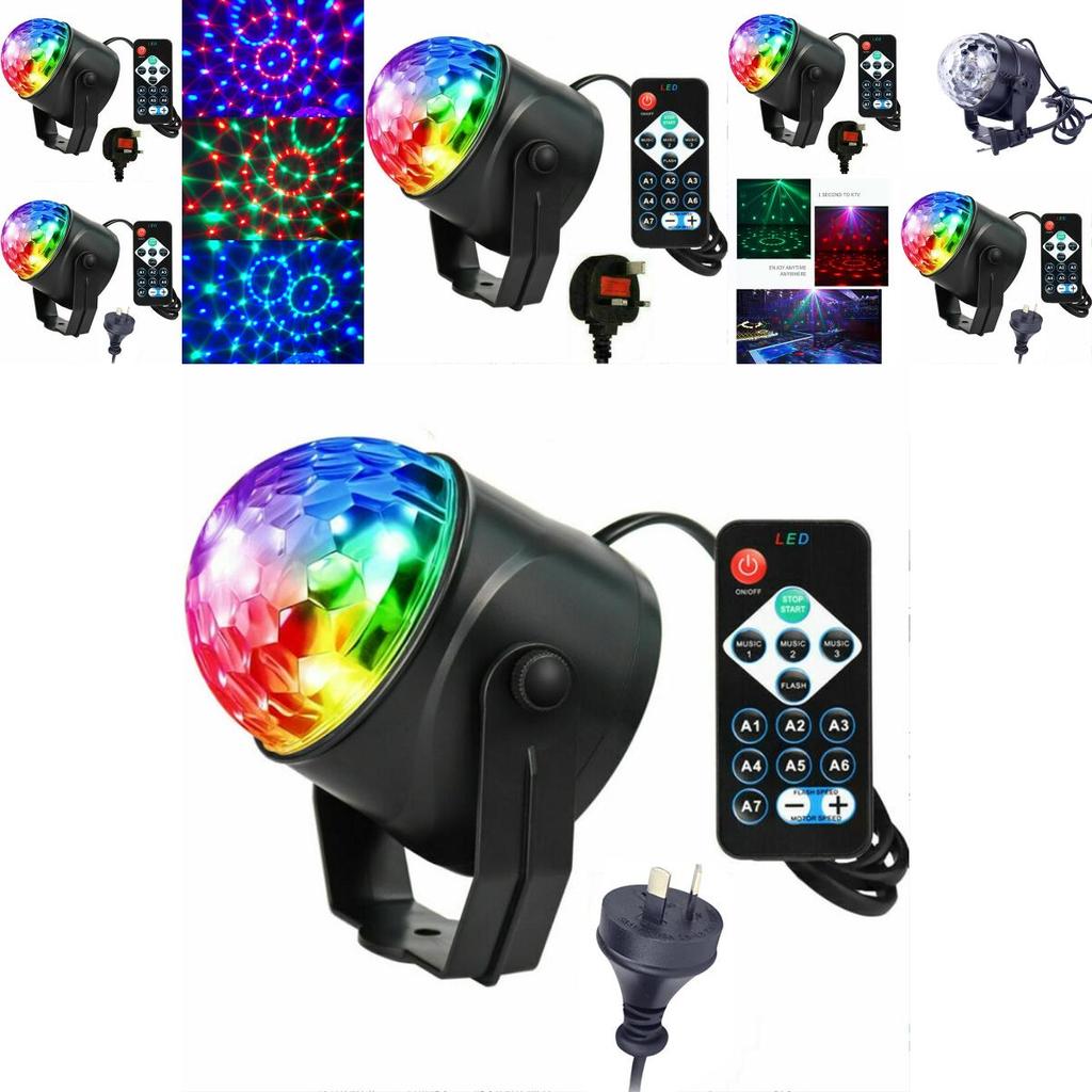 Colorful Led Stage Lights With Remote Control Perfect For Parties And Events