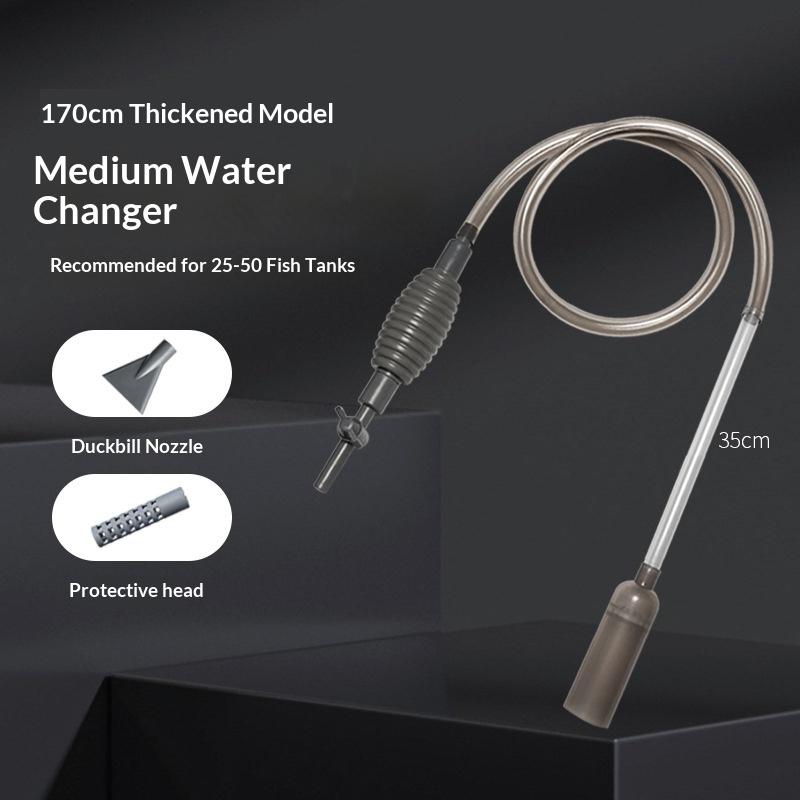 Siphon Gravel Cleaner for Fish Tank 5 in 1 Vacuum Kit Water Exchanger Easy Sand Cleaning Device for Aquarium Use