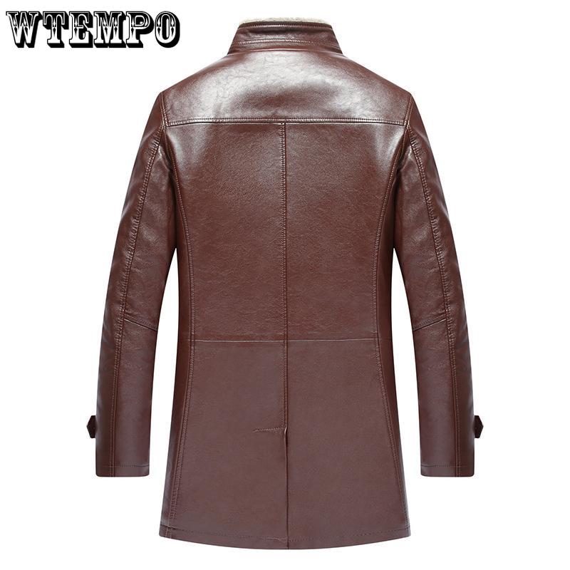 Lederjacke Herren Kleidung Wolle Liner Tops Winter Herren Schaffellmantel Plus Größe M-5XL