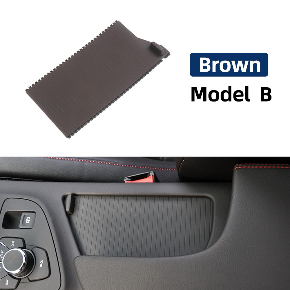 For Buick Regal Center Console Water Cup Holder Slide Roller Blind Cover Curtain Accessories 2009-2015 22743354 Black Coffee