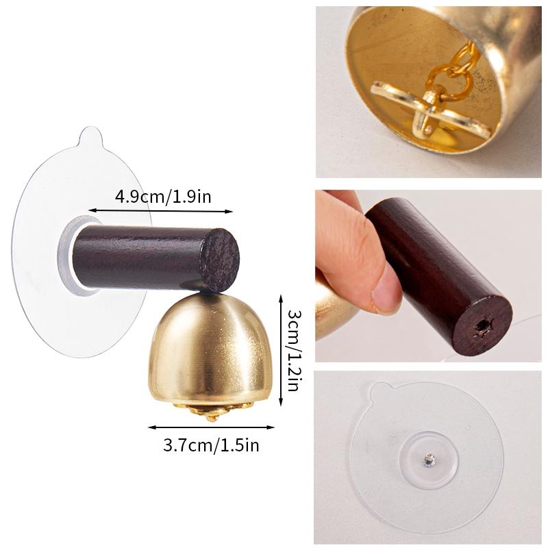 Japanese Doorbell Wood Wind Chime Wind Chimes Copper Bell Decorative Vintage Door Bell Home Decorations Campanillas De Viento
