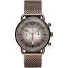 Emporio Armani Men's Chronograph Brown Stainless Steel Watch