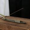 Boat Shape Incense Holder Metal Incense Censer Creative Aromatherapy Ornament  Bedroom