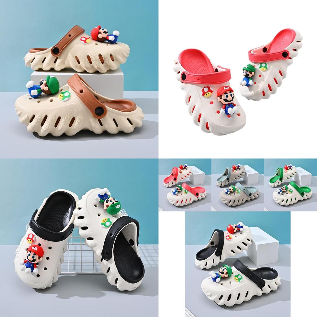 Mario Sommer Kinder Strandschuhe Rutschfest Langlebige Clogs Für Jungen Und Mädchen In Lebendigen Farben