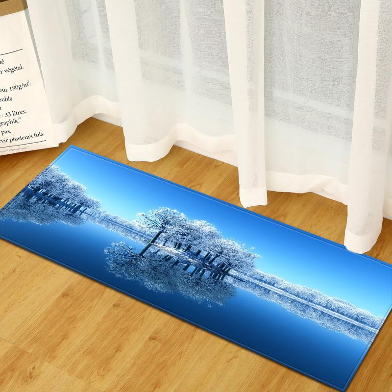 Kitchen Sand Wardrobe Shoe Cabinet Long Floor Mat 60 * 80