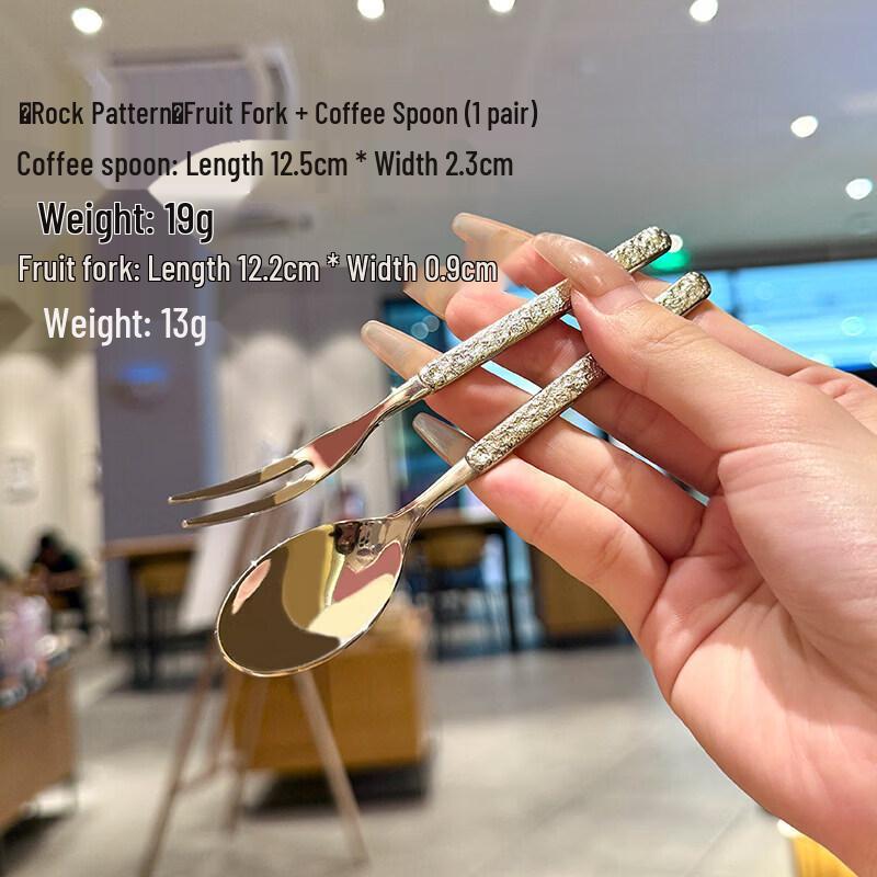 Qwei Luxury 304 Stainless Steel Dessert Fruit Fork