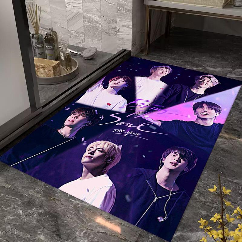 Vibrant Soul: Essence Unity Carpet Doormat Suitable for All Seasons Protective Pad Bathroom Mat Dormitory Decoration