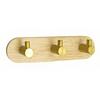 Bamboos And Stainless Steel Hook For Hanging Towels Clothes Decorative Coat Rack Wall Mounted Key Organizer