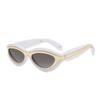 JYL Round Punk One-Piece Sunglasses Women Luxury Vintage Stylish / T1105