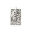 Dawapara Tarot Pendant for Necklaces Earings Suit of Pentacles Spiritual Jewelry Stainless Steel Charms for Jewelry Making
