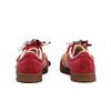 Individuelle Adidas Vl Court Classic Wildleder Abriebfest Rutschfest Niedrig geschnitten Bundeswehr Sneaker Unisex Rote Box KK3774( Team1104-SBOX)