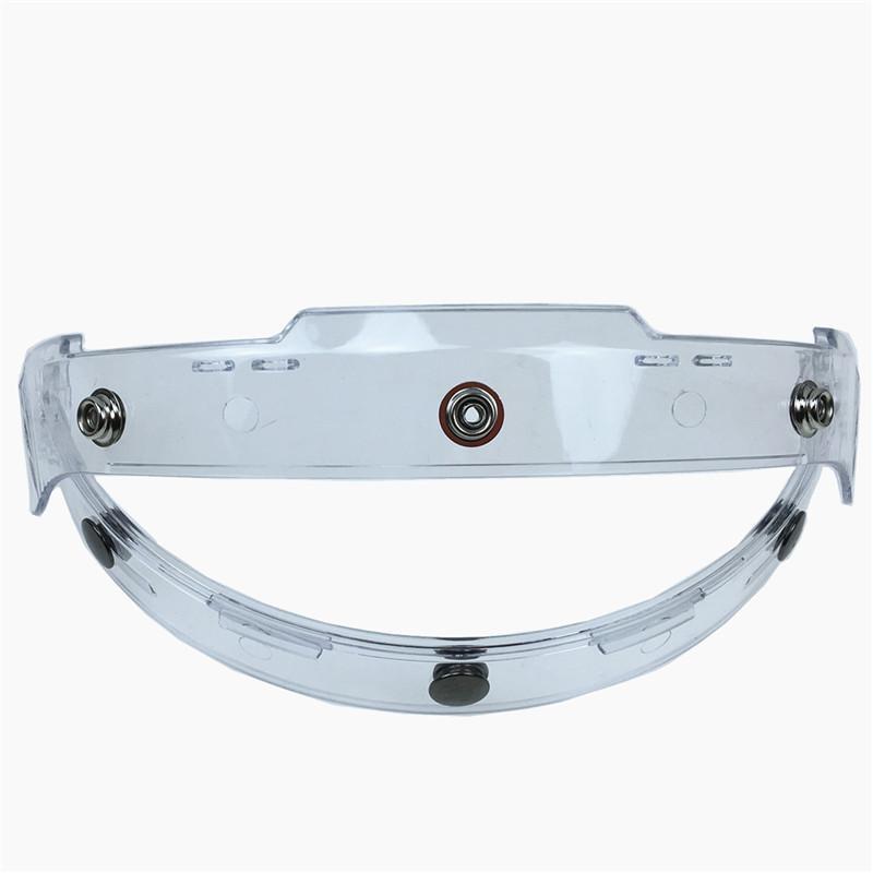 Universeller Motorradhelm Blase DIY Aufsatz Hohe Lichtdurchlässigkeit BPA Frei Zubehör für Motorradfahrer Helm Upgrade