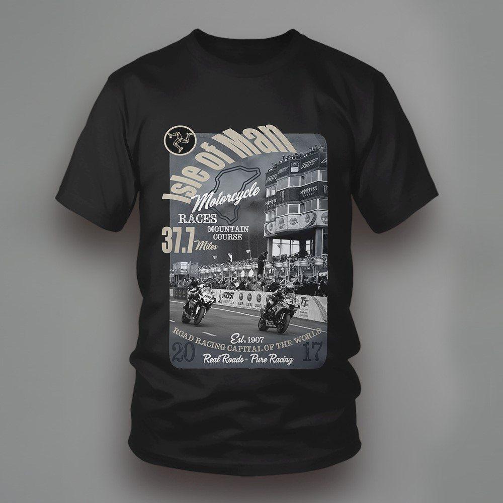 Isle Of Man Road Racing Grandstand t-shirt M