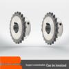 08B10A Industrial Sprocket with Keyway & Bolt Holes for 428 Chain