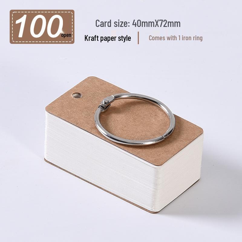 Pocket-Sized Ring-Bound Vocabulary and Note Cards