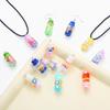 6PCS 20x10mm Mini Glass Bottle Shape Beads Ornaments Jewelry Making for Necklace Pendant Jewlery