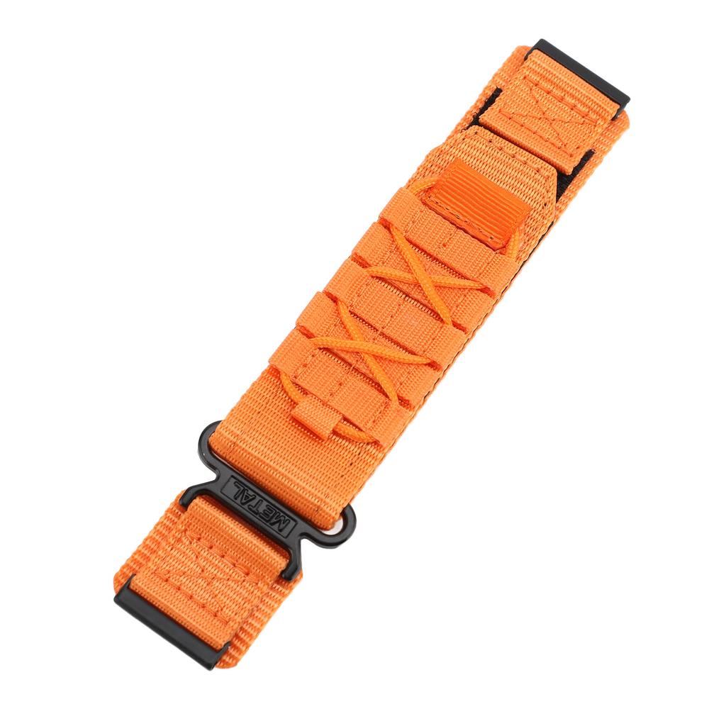 24mm Nylon Watch Strap Smart Watch Band Replacement Sport Watch Wristband for 9 Baro/ 9/7/D5i Orange