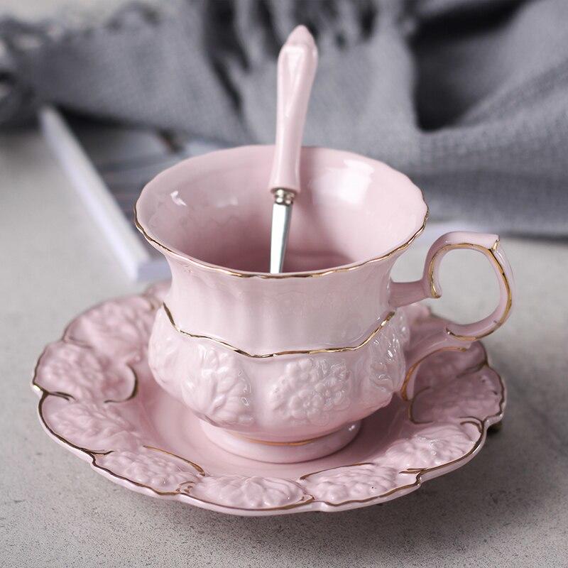 European Coffee Cups Ceramic Luxury Office Creative Afternoon Tea Turkish Coffee Cup Travel Tazas De Cafe Drinks 50