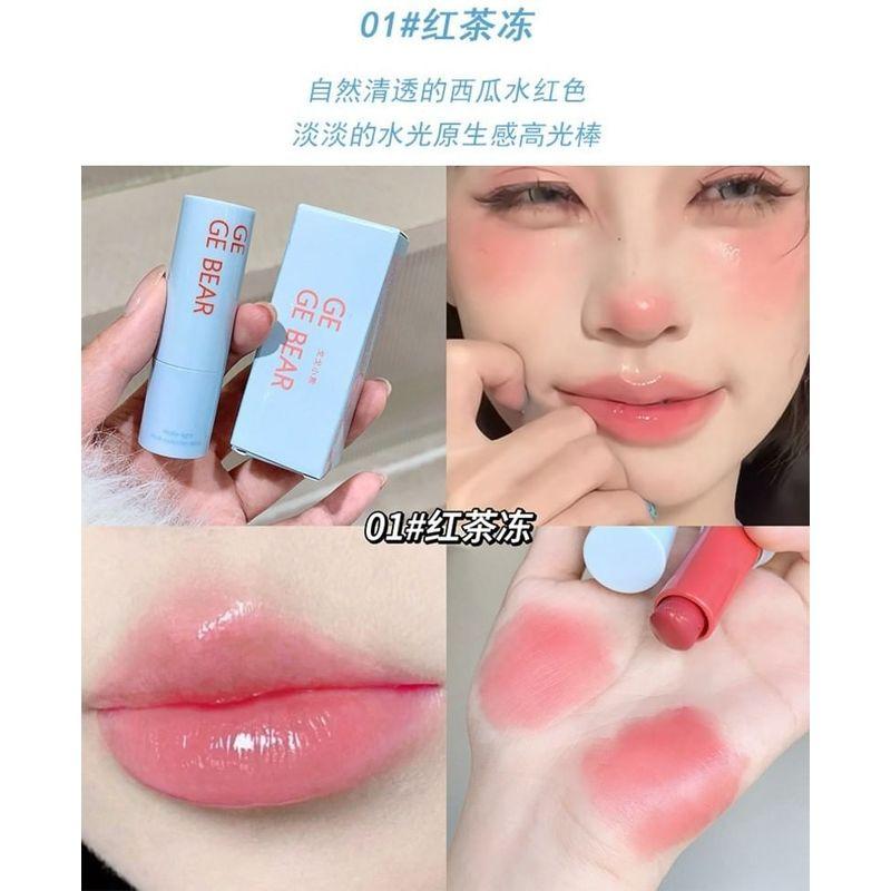 Gege Bear - Multi Purpose Watery Blusher Lipstick - 1-3