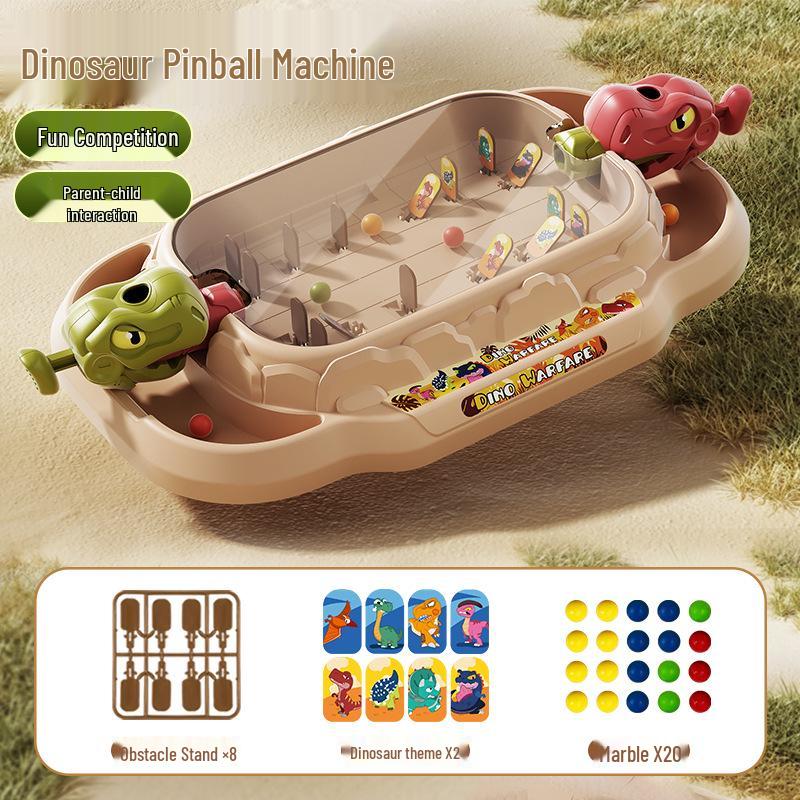 Children's Educational Pinball Shooter Game: Double Player Desktop Toy for Parent-Child Interaction