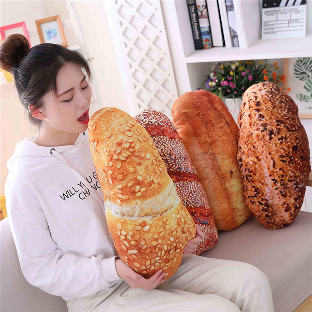 3D Simulation Snack Butter Bread Cushion Pillow for Kids' Birthday Gift