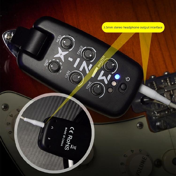 Electric Guitar Headphone Amp Multiple Effects Device Plug In Style Intuitive Controls Studio For Practice Performances