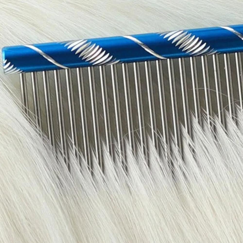 Pet Dog Comb Straight Comb Cat Cleaning Brush Stainless Steel Lightweight Pets Cat Grooming Combs Dogs
