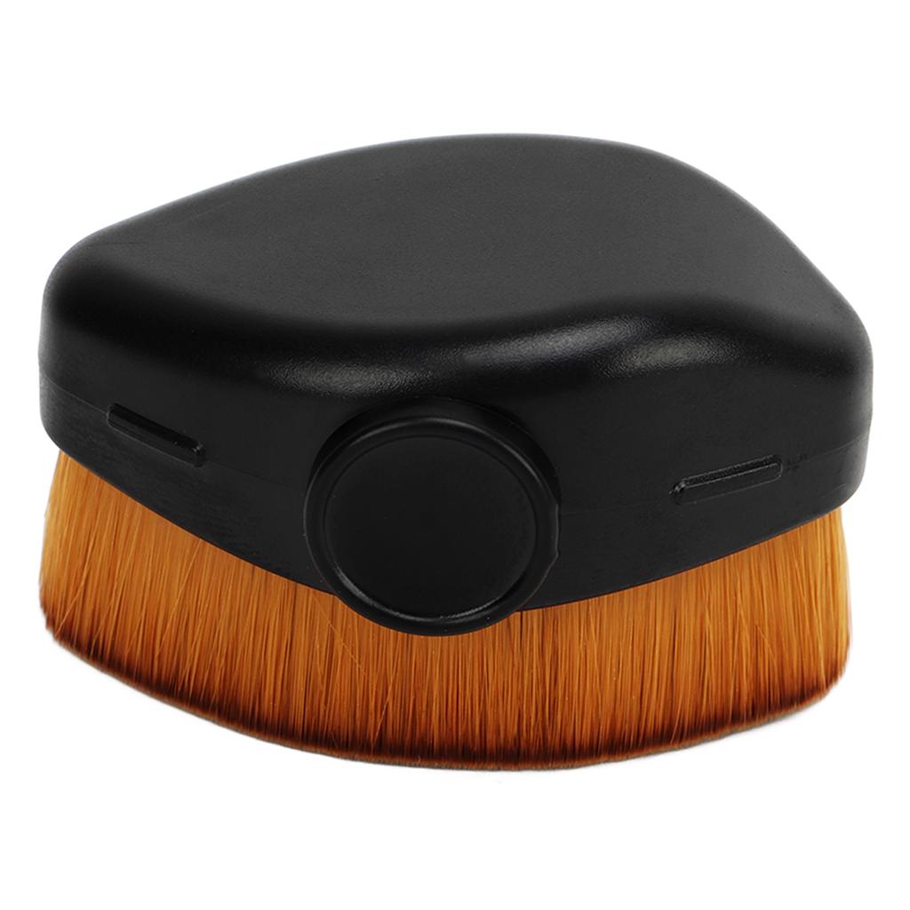 Nail Dust Brush Portable Soft Dust Powder Removing Cleaning Brush for Makeup Manicure Black
