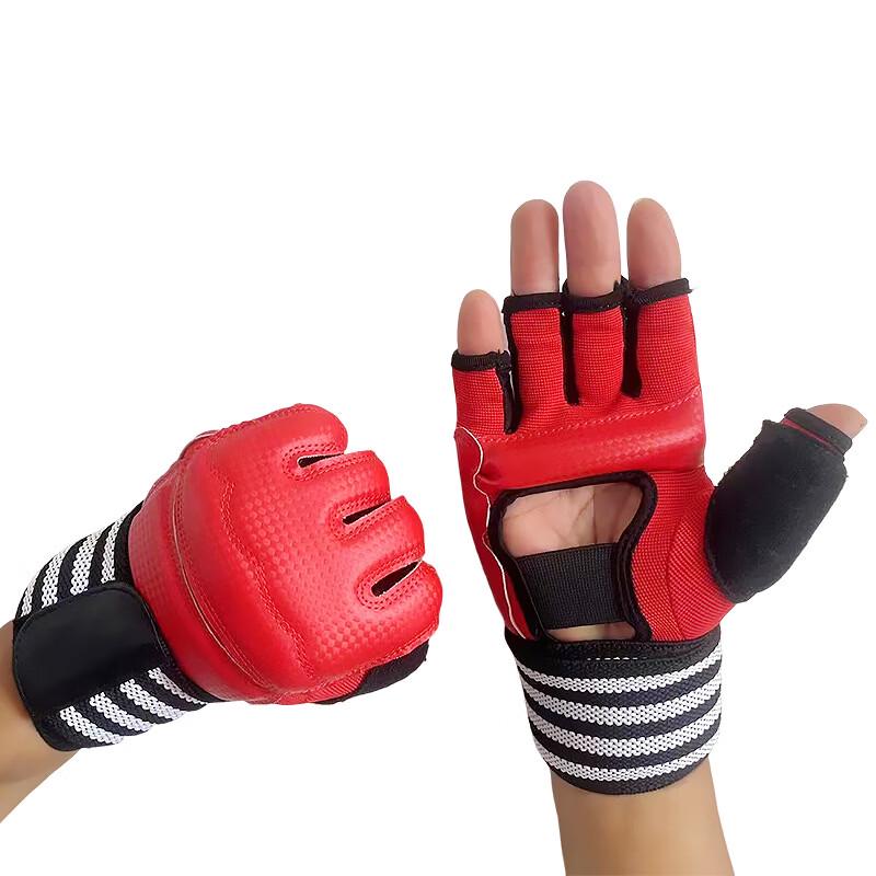 Kids  Half-Finger Boxing and Taekwondo Training Gloves