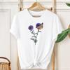 Butterfly Nature Shirt, Flower-Lover Gift, Gardening Tee, Wildflowers Aesthetic