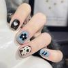 Nail Art Simple Fashion Valentine'S Day Collection Love French Glitter Medium And Long Wear Nail