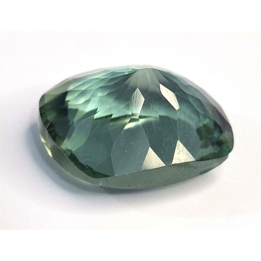 Natural Green Sapphire 8-10 Ct Cushion Cut Certified Beautiful Loose Gemstone