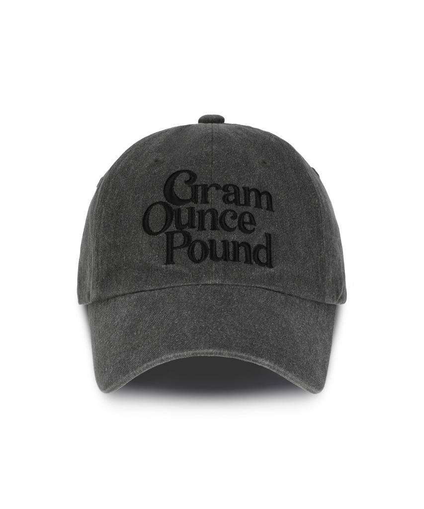 GRAM OUNCE POUND [5Colors] Everyday Logo 6-Panel Cap