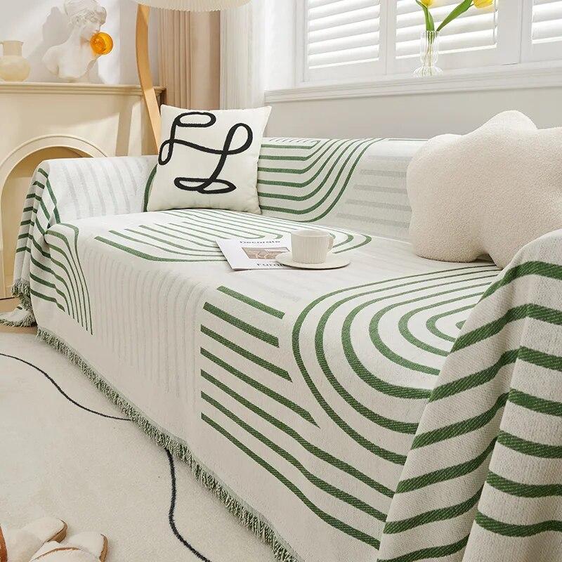 Blanket Universal Dustproof and Cat Scratch Proof Cover Cloth Sofa Blanket Home Deco Sofa Towel Blanket Chenille Couch Cover