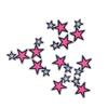 10Pcs Embroidered Patches Star Shape Covering Breakages Stains Iron On Patches for DIY Clothing