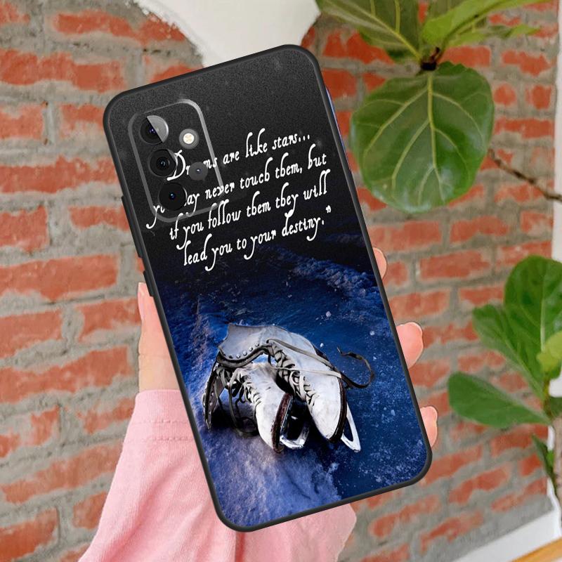 Pretty Figure Skating Dance Case For Samsung Galaxy A55 A35 A25 A15 A53 A33 A13 A51 A71 A12 A32 A52 A14 A34 A54 Cover