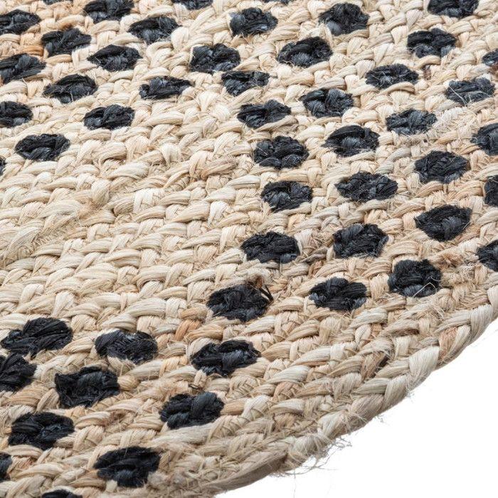 Tapis rond jute motif "Livin" diamètre 120 cm Atmosphera - Tapis rond jute motif 2 D120 cm