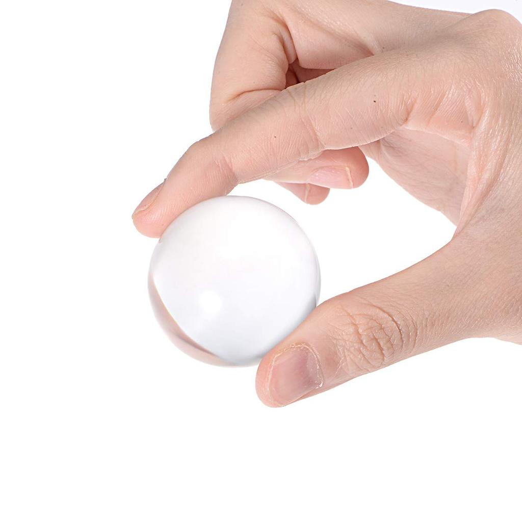 uxcell Acrylic Balls, Acrylic Contact Juggling Balls, Clear, 40mm Diameter, Pack of 5
