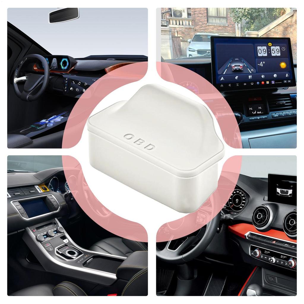 OBD Port Cover OBD Protective Dust Cover Diagnostic Connector Protector for Cargo Golf Cart Sedan Truck SUV Van RV Automotive