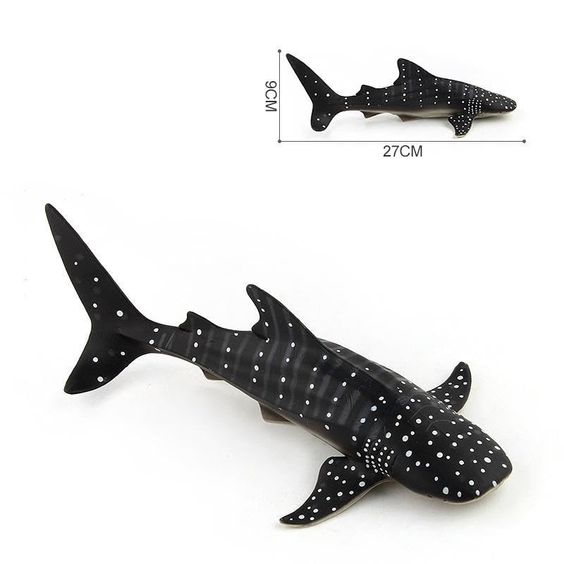 Nekogamiyama Whale Marine Life Interior Large 21x10.5cm Shark Figure Miniature ABS Resin