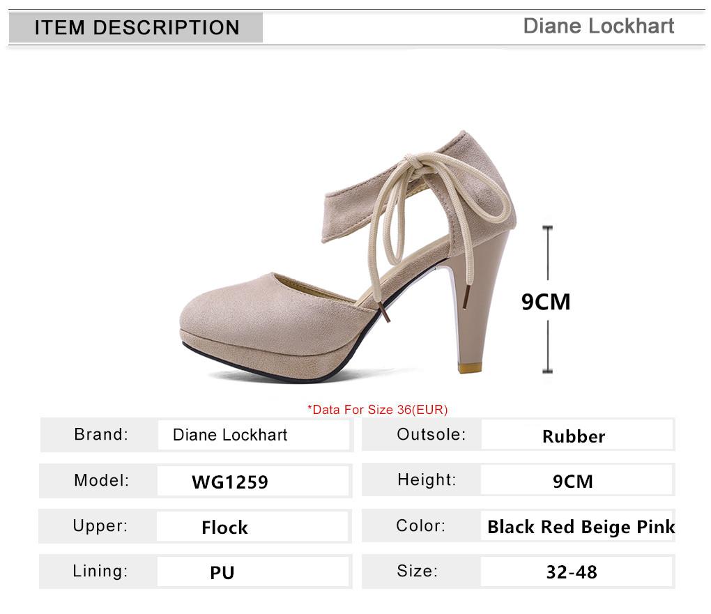 Fashion Spring Autumn New Ladies Platform Mary Janes Pumps Fashion Lace Bow Thick High Heels Women's Party Wedding Flock Woman Shoes