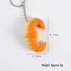 Mini Bread Keychain: Croissant & Pineapple Bun Squeeze Toy