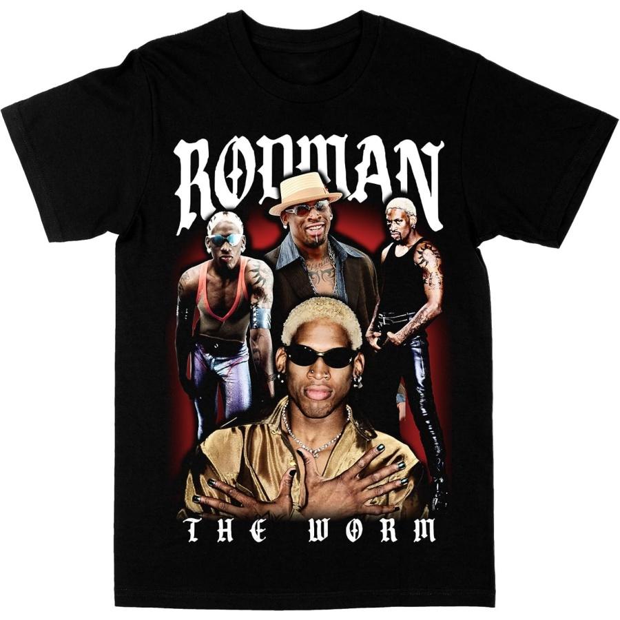 Philcos Dennis Rodman Worm Collage Black T-Shirt S разноцветный