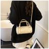 Small Bag Women's New Summer Fashion Rivet Messenger Bag Women's Bag Trendy Versatile Portable Cylinder Bag Tide