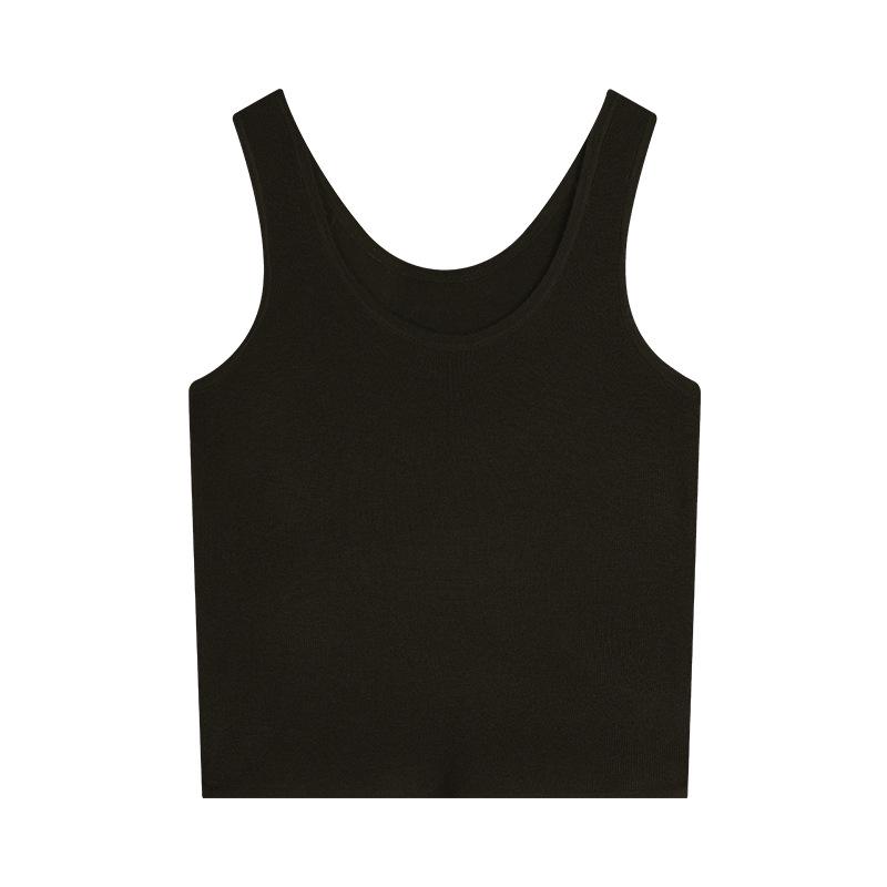 

CLEAN SPACE Spring 2025 Women s Slim Fit Sleeveless Wide Strap Vest